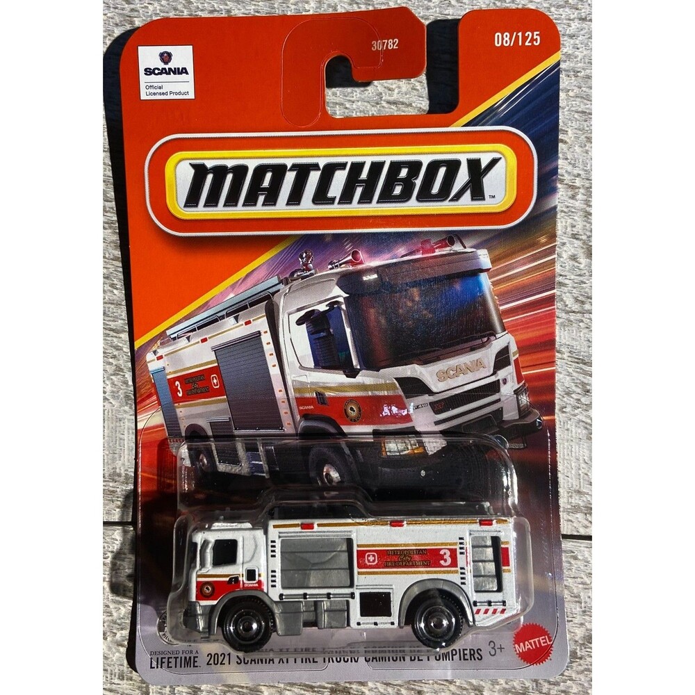 2026 Matchbox - #8 2021 Scania XT Fire Truck
